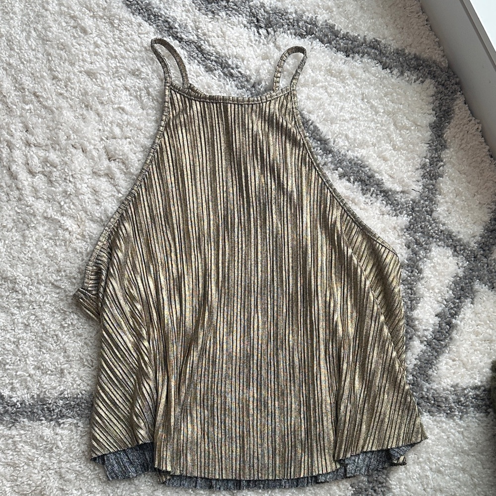 Large Storia Gold Shimmer Camisole Top